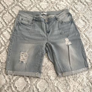 YMI Cuffed Bermuda Shorts